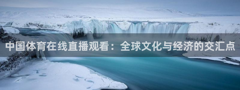 中国体育在线直播观看：全球文化与经济的交汇点