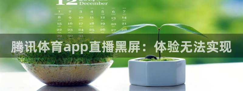 腾讯体育app直播黑屏：体验无法实现