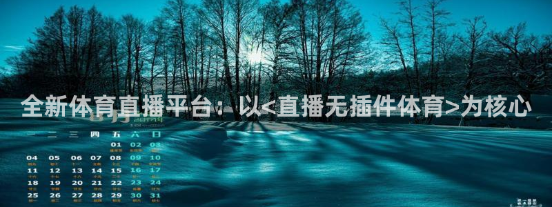 全新体育直播平台：以<直播无插件体育>为核心