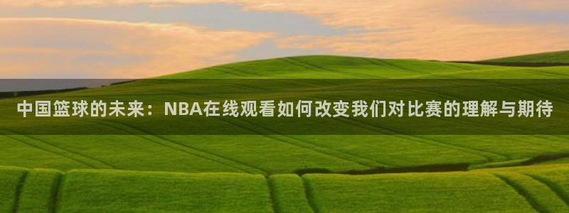 中国篮球的未来：NBA在线观看如何改变我们对比赛的理解与期待